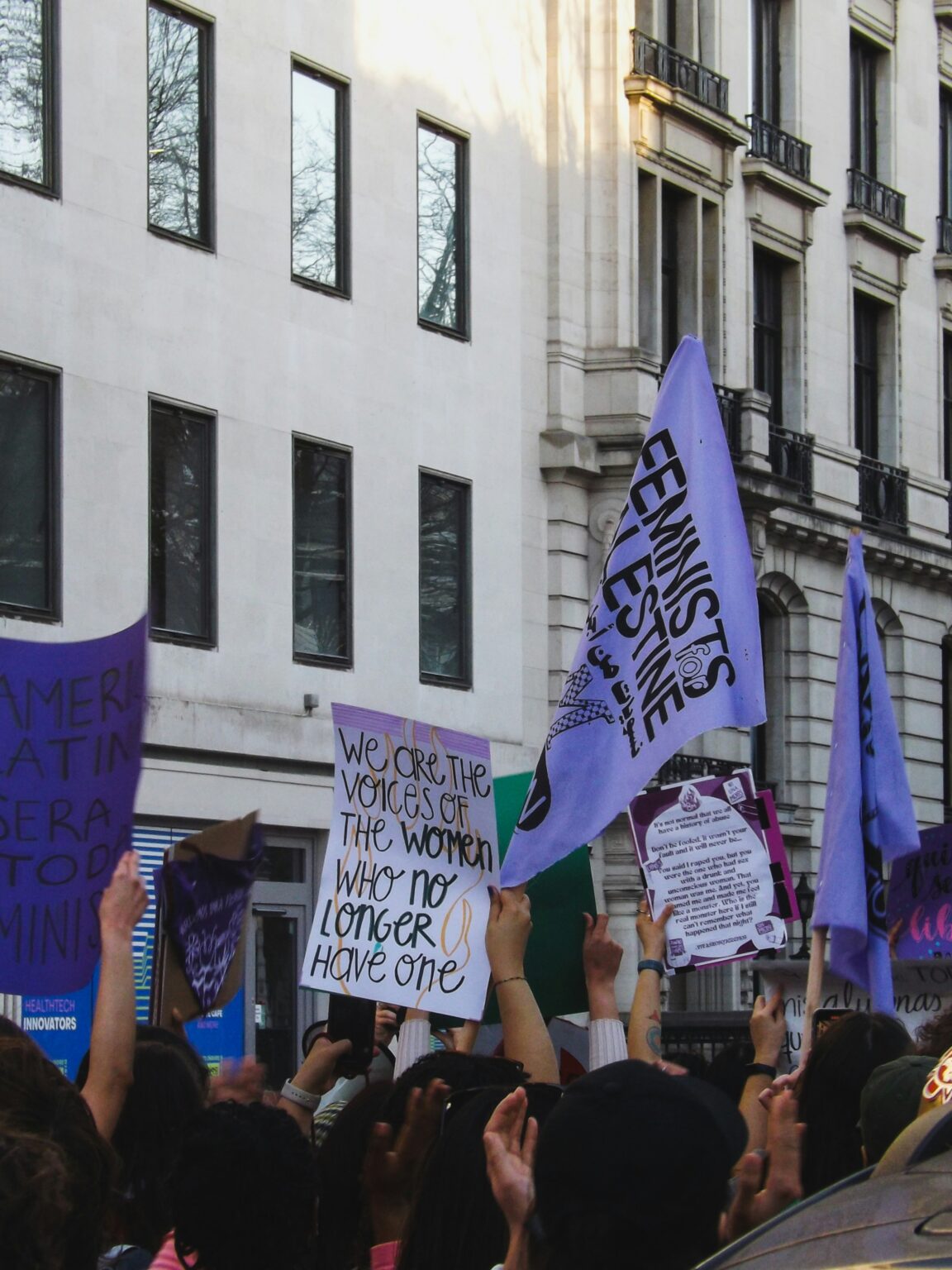 A feminist march